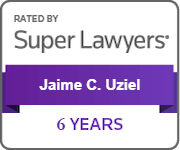 Rated By Super Lawyers | Jaime C. Uziel | 6 years
